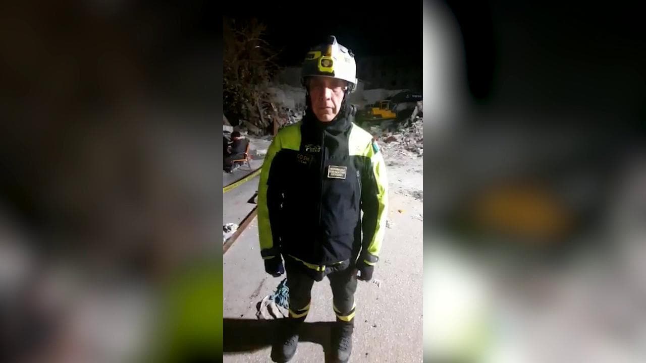 Con i vigili del fuoco italiani ad Antiochia, la città rasa al suolo