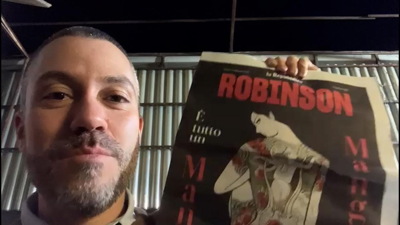 L'ironia di Saverio Raimondo: "Questa volta Robinson fa davvero... cultura"