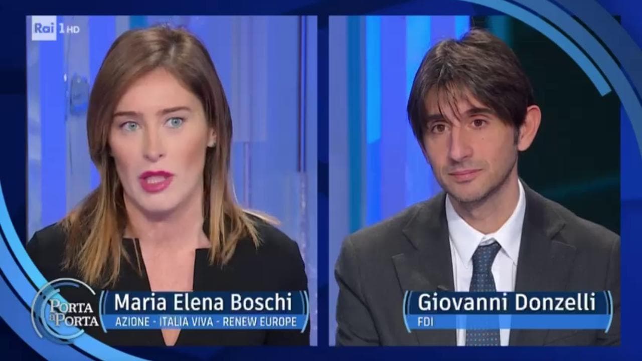 Scontro in tv Boschi-Donzelli: "Lei prende le distanze anche da suo fratello". "Vota per il centrosinistra"