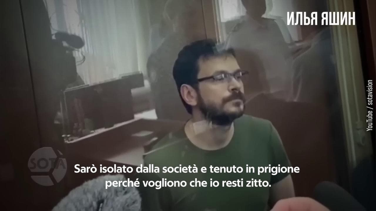"La Russia sarà libera e felice": l'ultima parola di Jashin  in tribunale