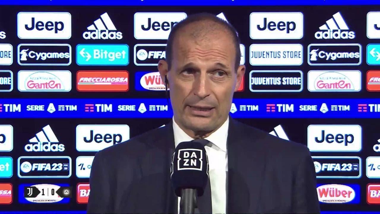 Il tecnico della Juventus, Allegri: "Il Napoli è nettamente favorito per lo scudetto"