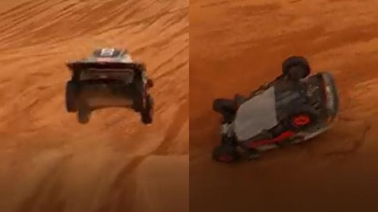 Rally, spaventoso incidente alla Dakar per Carlo Sainz Sr, padre del pilota della Ferrari