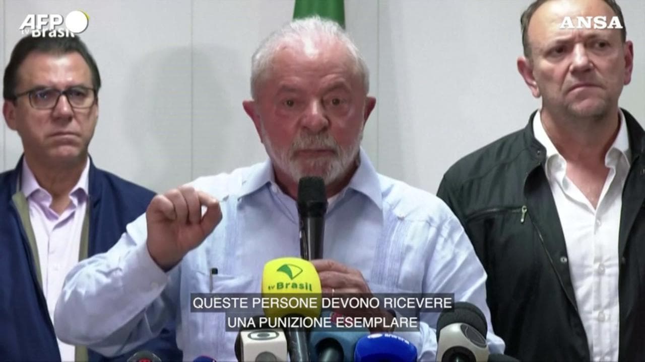 Brasile, Lula: "Gli assalitori saranno puniti in modo esemplare"