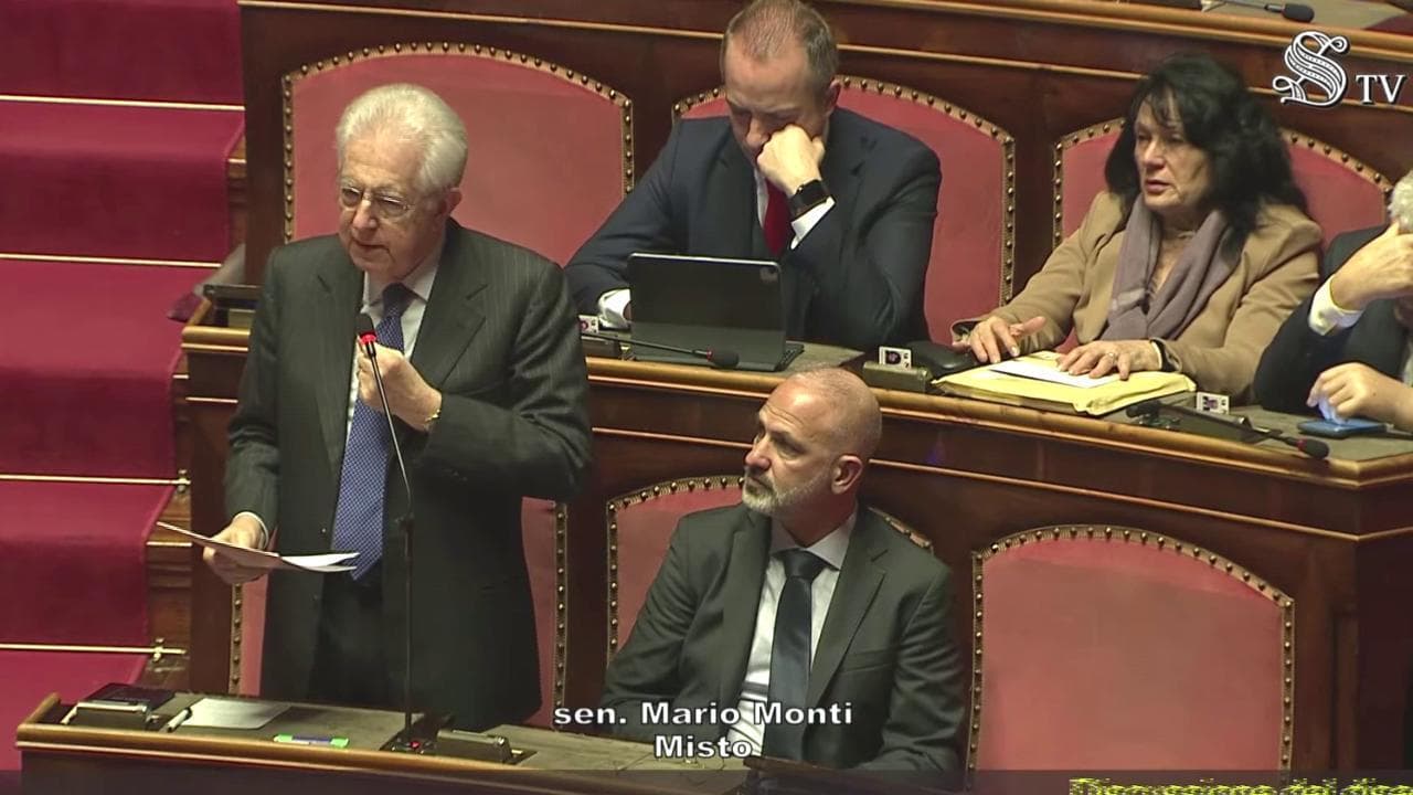 Manovra, Monti: "Con appiattimento del sistema fiscale si rischia di colpire la sanità pubblica"