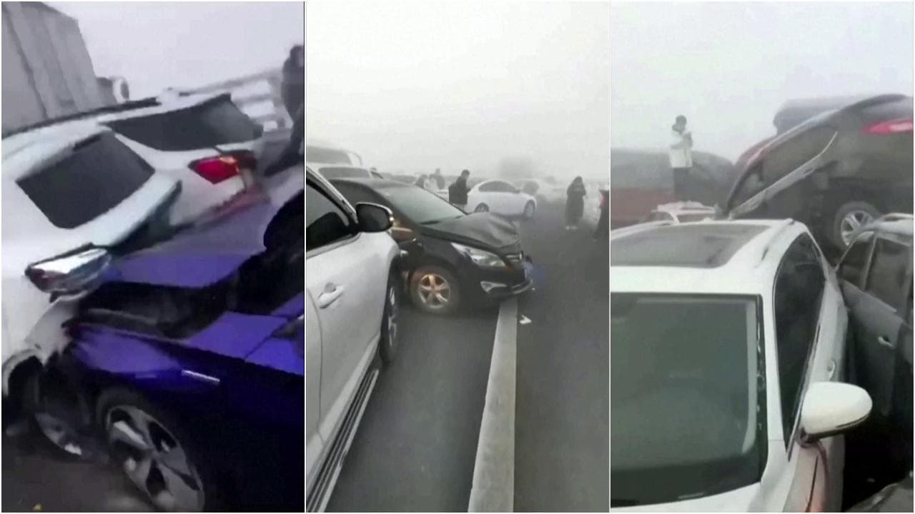 La nebbia è troppo fitta: maxi tamponamento in Cina, più di 200 veicoli coinvolti