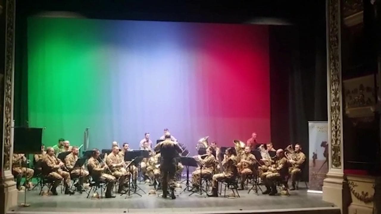 Chieti, il Natale con le note della fanfara della Brigata Alpina "Taurinense"