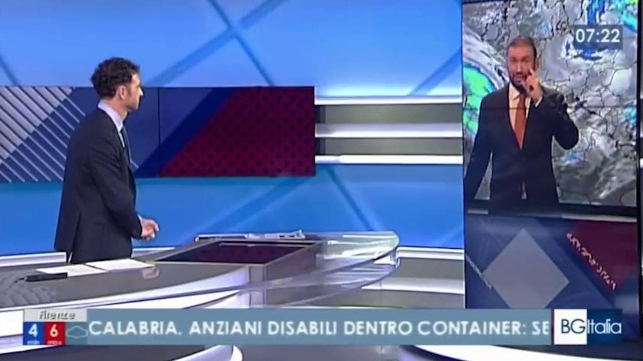La gaffe del meteorologo: non sa di essere in diretta e racconta fatti personali