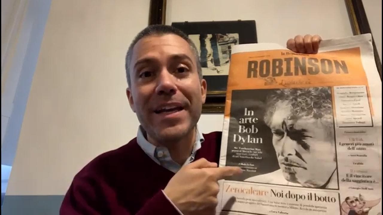 Zerocalcare, Bob Dylan e io: sì, tutti esposti, anche i miei lavoretti all'asilo