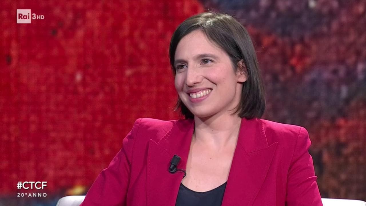 Schlein a Fazio: "Razionalmente Bonaccini è dato vincente nel PD? Io penso che ci voglia cuore