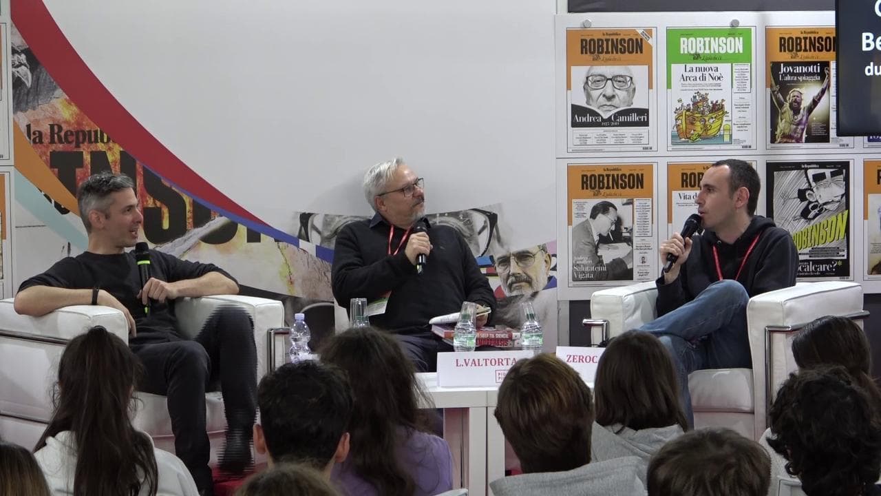 Più libri più libri, i mondi di Zerocalcare e Giacomo Bevilacqua: il primo incontro, i firmacopie e il cinema