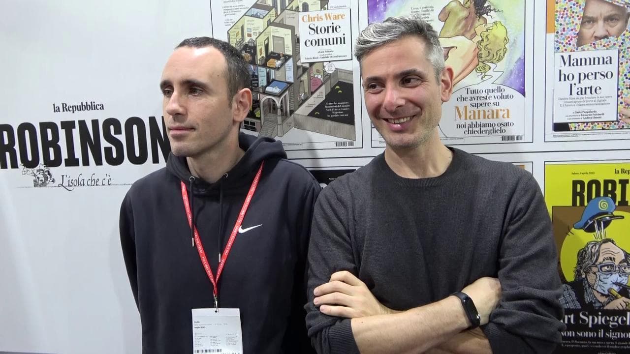 Più libri più liberi, i mondi di Zerocalcare e Bevilacqua: "Siamo uniti da molte cose. Prossimi lavori? Se c'è tempo..."