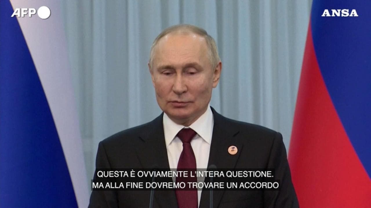 Ucraina, Putin: "Alla fine un accordo lo dovremo trovare"