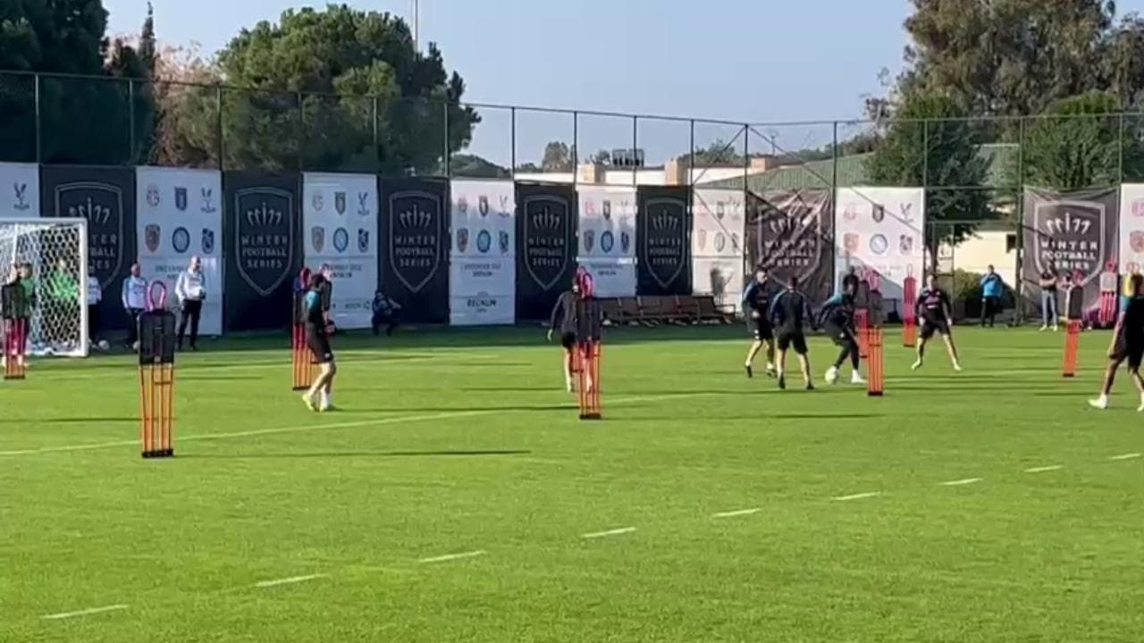 L'allenamento di rifinitura del Napoli nel ritiro turco di Belek alla vigilia del test amichevole contro la squadra locale dell'Antalyaspor