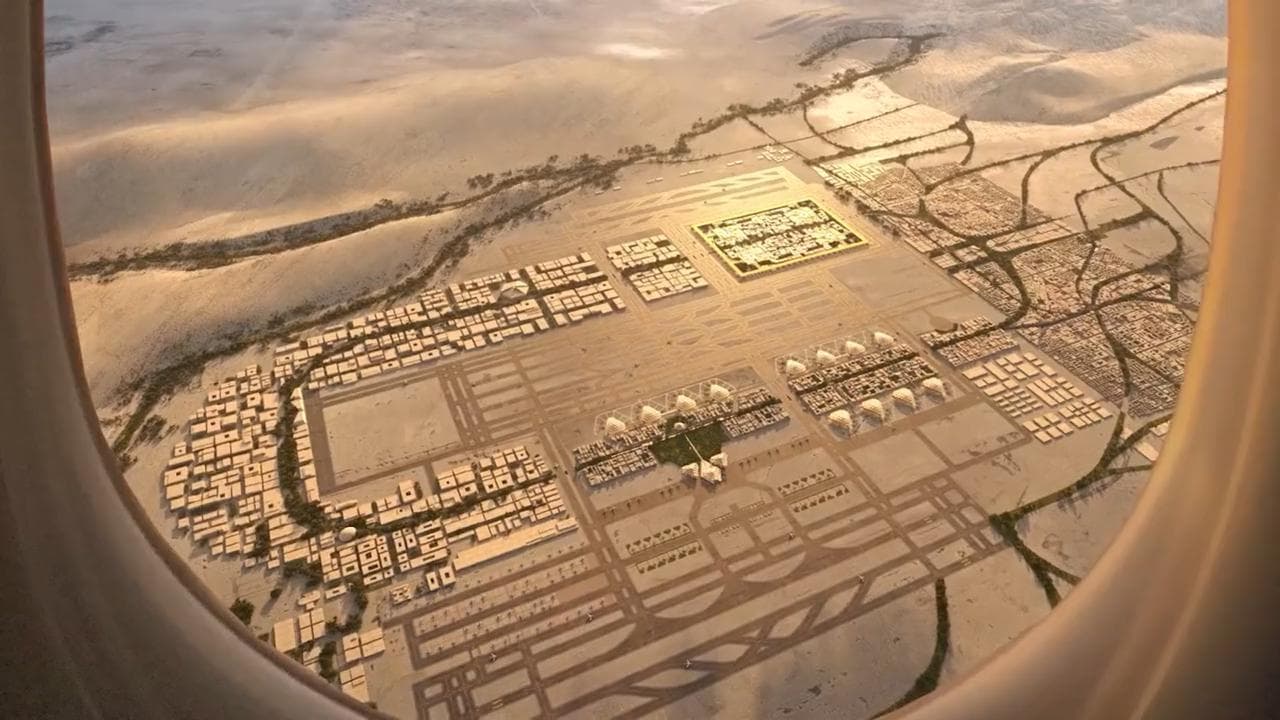 Arabia Saudita - Ecco la città-aeroporto che sta nascendo nel deserto in onore del Re Salman