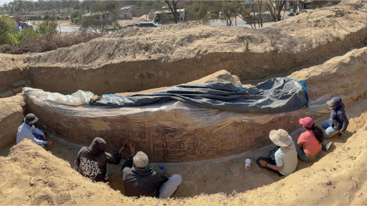 Perù, riscoperto un affresco precolombiano perduto da un secolo