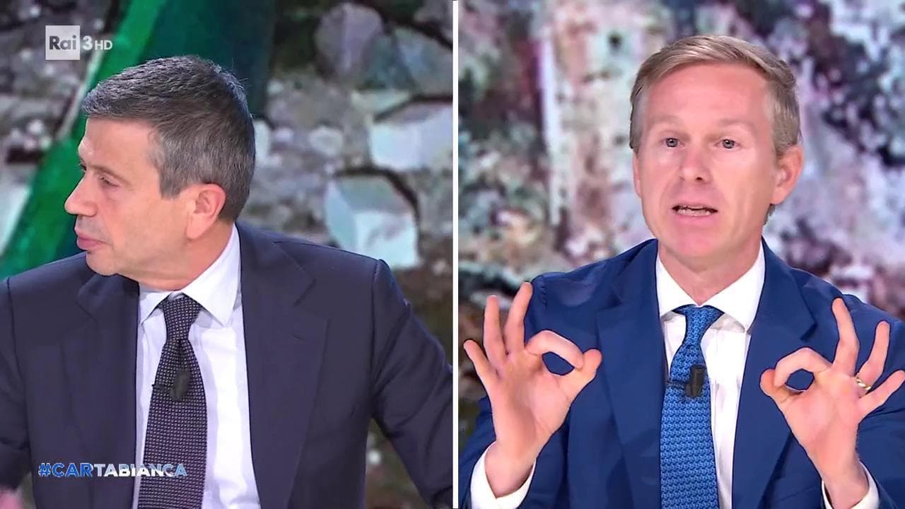 Cartabianca, lite tra Lupi e Orsini: "Io eletto dal popolo, lei non è neanche più un professore"