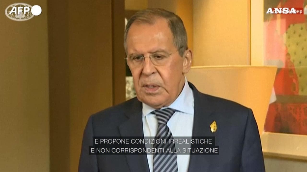 G20, Lavrov: "Ucraina rifiuta i negoziati proponendo condizioni irrealistiche"