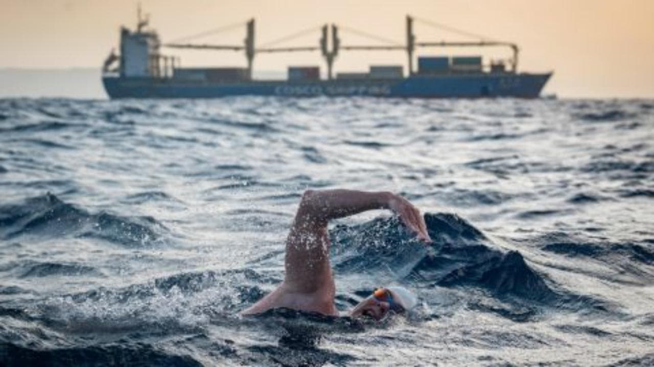 Nuota 16 giorni e attraversa il Mar Rosso tra squali e navi container: l'impresa dai mille rischi