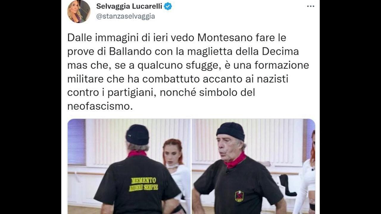 Montesano e la maglietta della X Mas. Lucarelli a Capital: "Nessuna ingenuità, l'ha messa apposta"