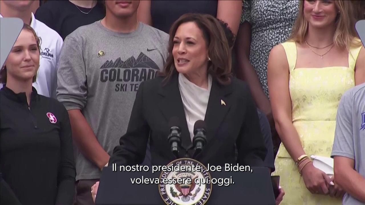 Kamala Harris: "L'eredità di Biden è senza pari"