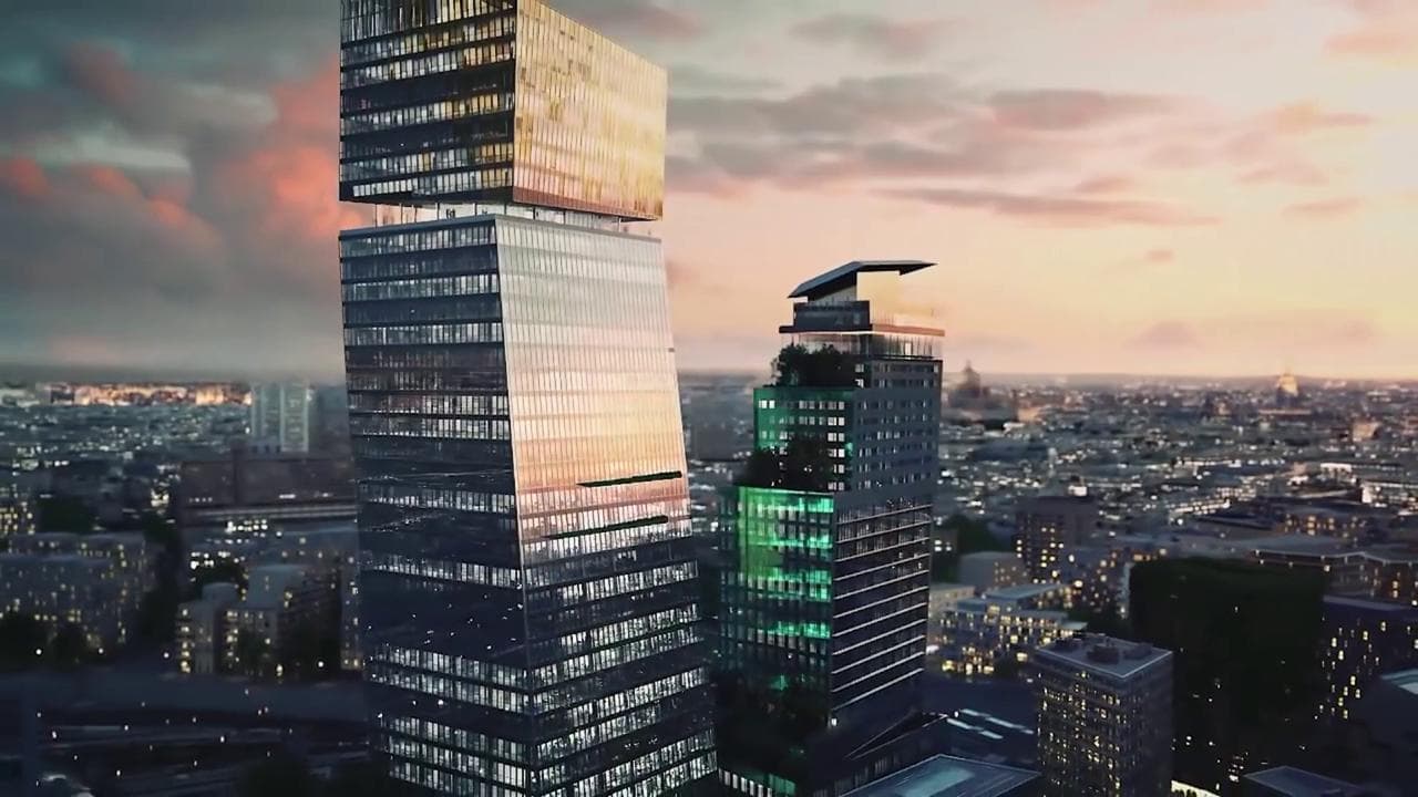 Parigi ha le sue torri gemelle e pendenti, le nuovissime Tours Duo sfidano la Torre Eiffel