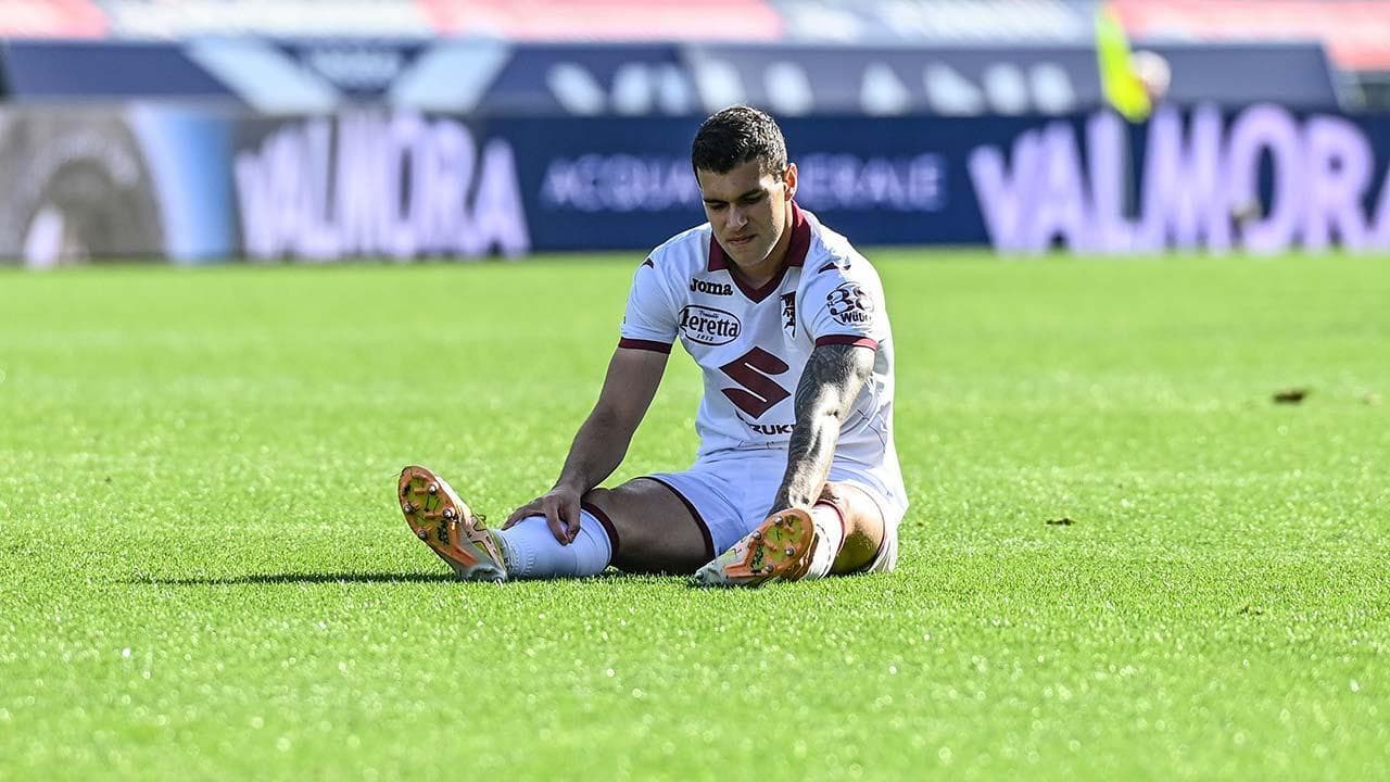 Torino, Pellegri si fa male dopo tre secondi: è il record di tutti i tempi in Serie A