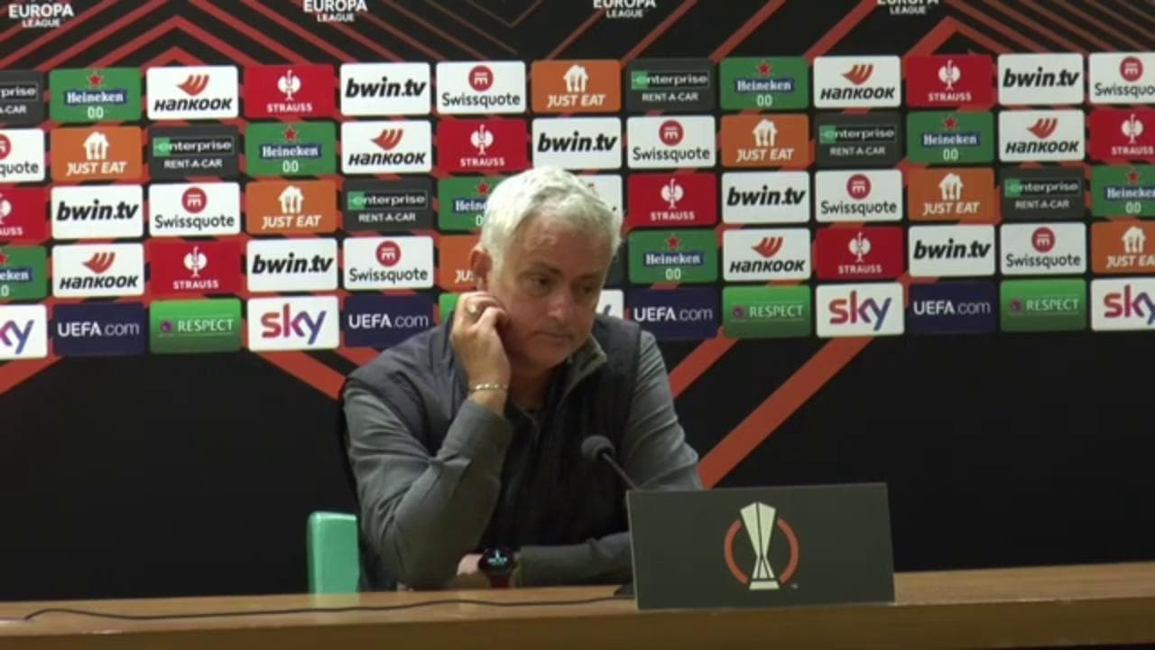 Mourinho: "La Lazio è favorita per vincere la Conference League. Peccato che a Tare non piaccia"