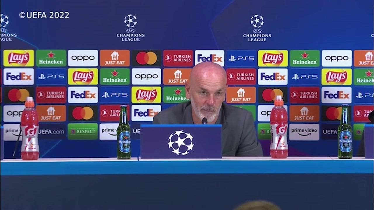 Champions League, Pioli: "Il Milan non abbia paura di puntare in alto"