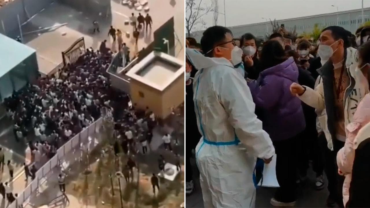 Cina, i lavoratori scappano dalla più grande fabbrica iPhone del mondo per evitare il lockdown