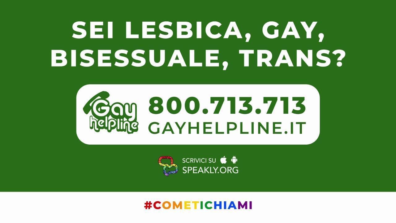 Gay Help Line, la linea sicura per chi si sente invisibile: lo spot
