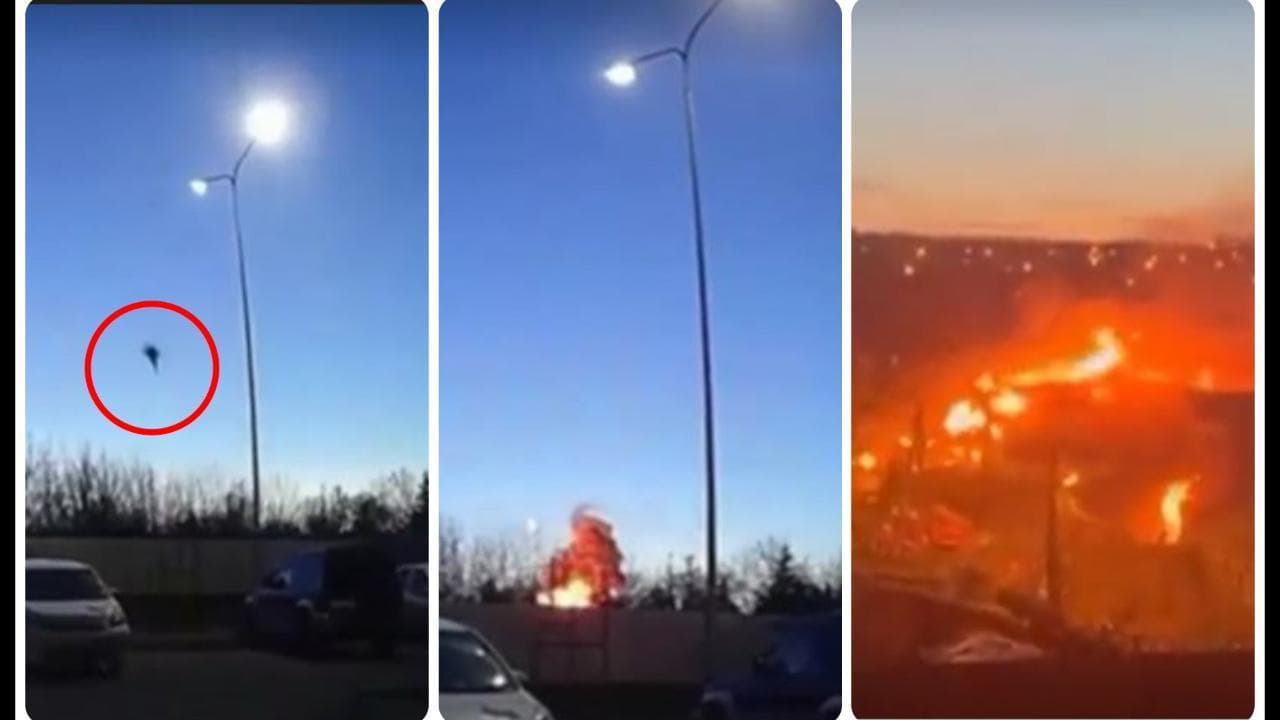 Russia, un caccia in esercitazione precipita sulle case a Irkutsk (Siberia) morti i piloti