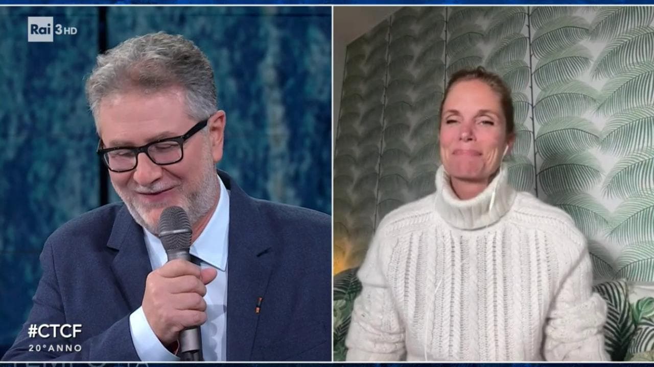 Che tempo che fa, Fabio Fazio si collega con Filippa Lagerback a casa con il  covid
