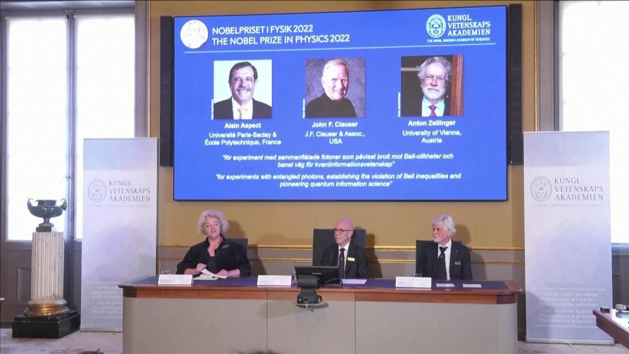 Nobel per la Fisica ad Aspect, Clauser e Zeilinger: il momento dell'annuncio