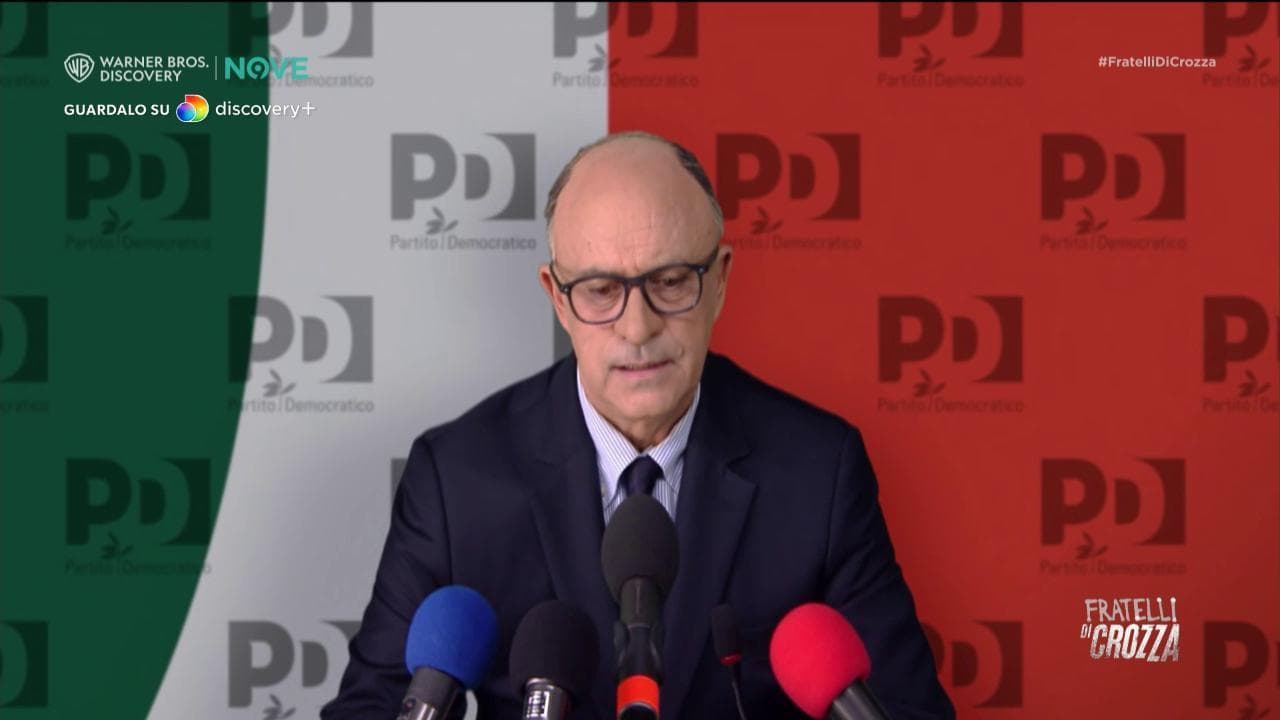 Crozza è Enrico Letta: "Noi del Pd ci indigniamo per il caporalato mangiando friselle al pomodoro"