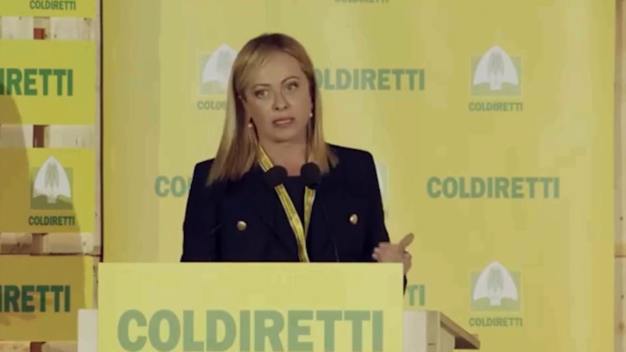 Prima uscita pubblica di Meloni: "Con Berlusconi incontro costruttivo, a Salvini mando 'bacioni'"