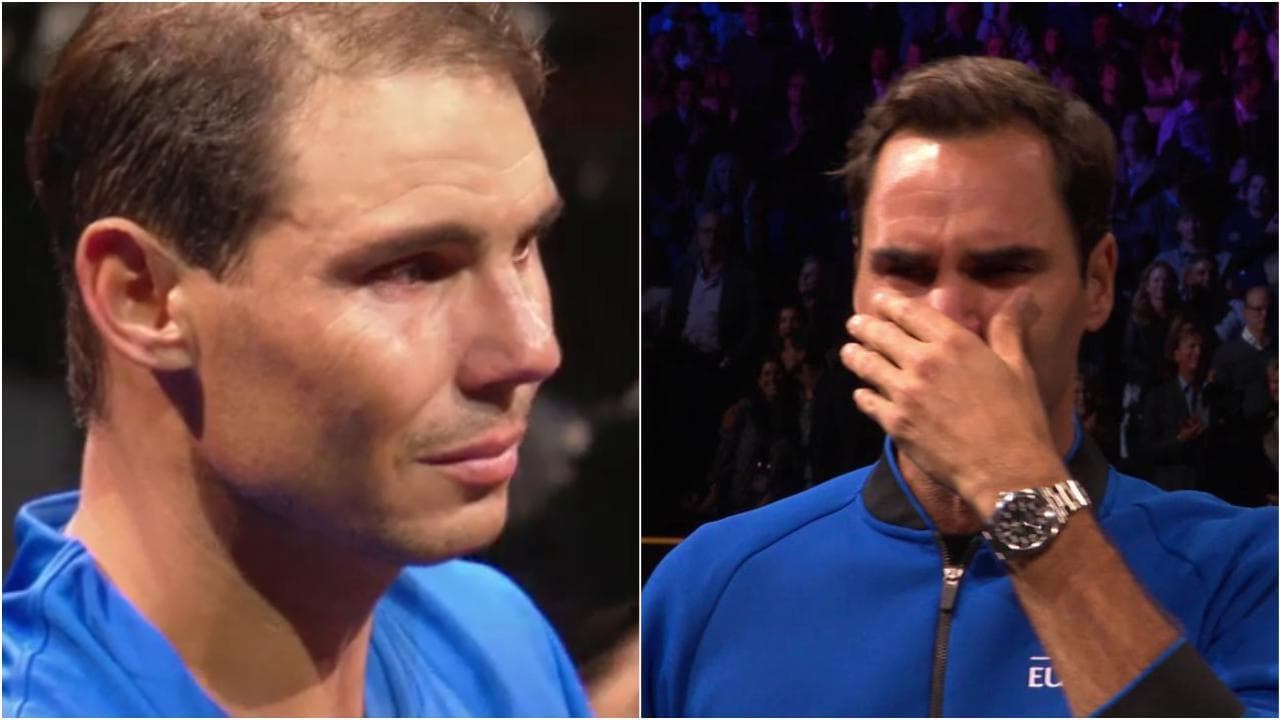 Londra, Federer in lacrime per l’addio al tennis: “È stato meraviglioso”. E piange anche Nadal