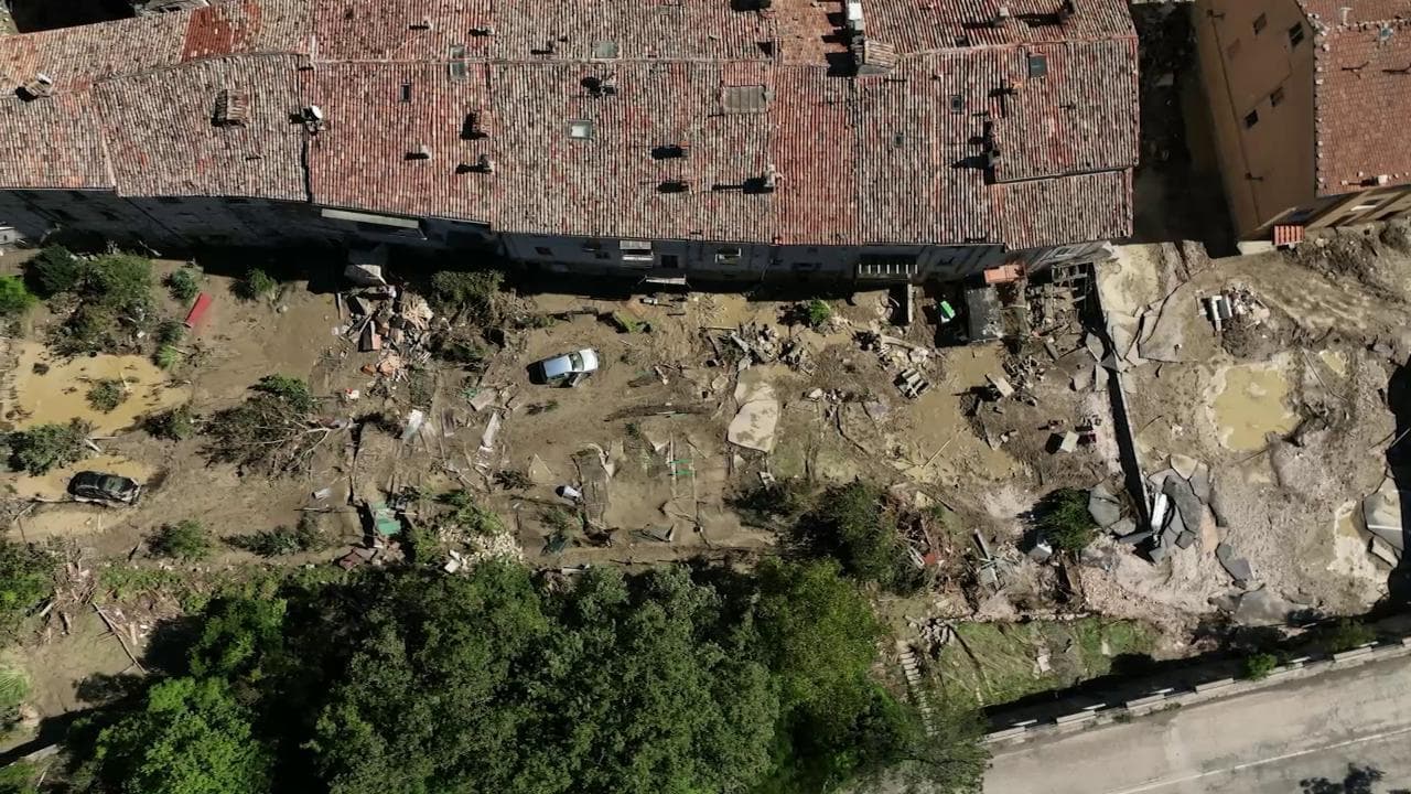 Cantiano, corsi d'acqua sbarrati e tombati: le immagini dal drone mostrano come è avvenuta l'esondazione