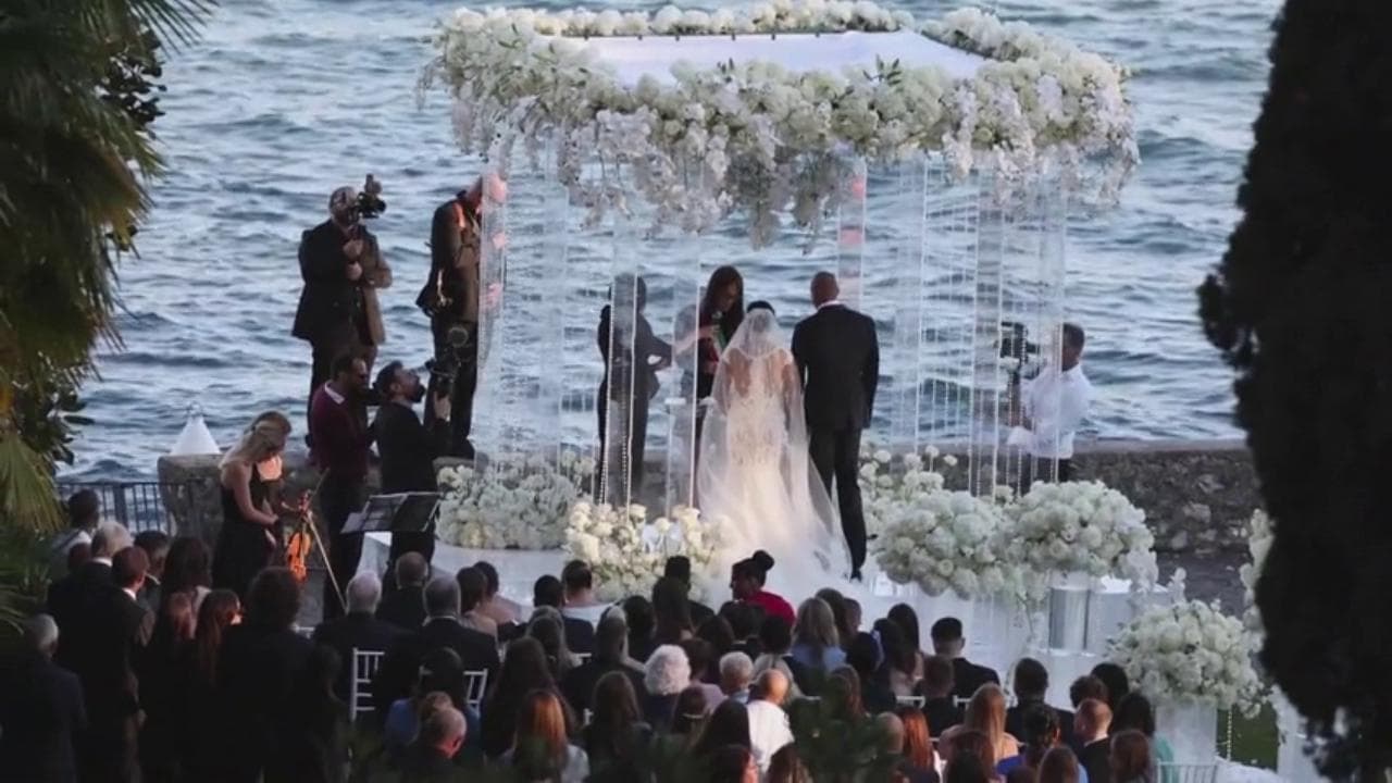 Marcell Jacobs e Nicole Daza hanno detto sì: le nozze celebrate sul lago di Garda