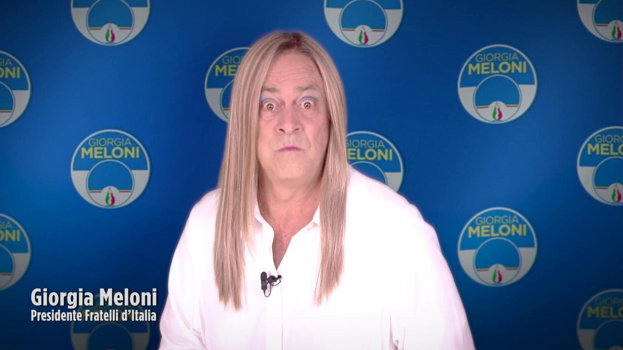 Crozza diventa Giorgia Meloni: "Mo' che ce staccano er gas me tocca governa'"