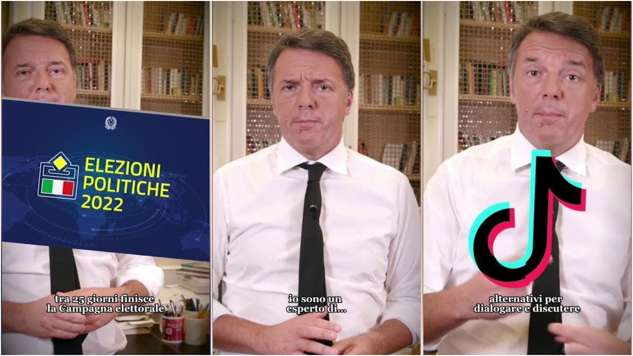Renzi debutta su TikTok: "Per molti di voi sono quello di 'First reaction shock'"