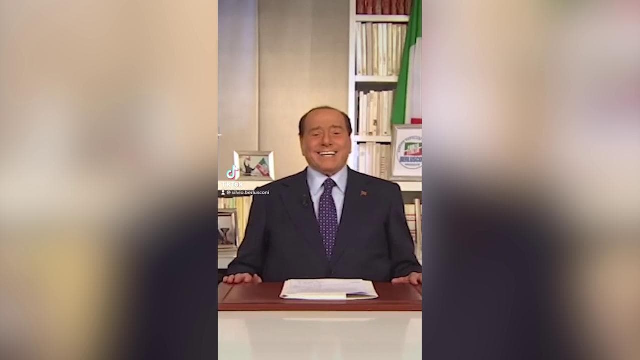 Berlusconi sbarca su Tik Tok: "Parlerò del futuro dei giovani"