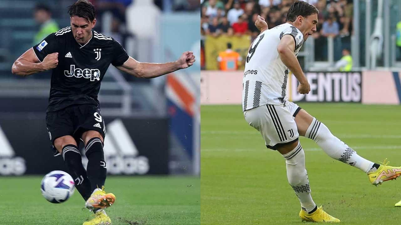 Le punizioni gioiello in fotocopia di Vlahovic: lo juventino segna prima alla Roma, poi allo Spezia