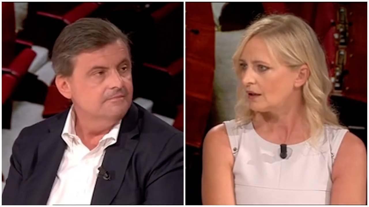 Cartabianca, Costamagna interrompe Calenda che sbotta: "Questa non è una domanda ma un'aggressione"