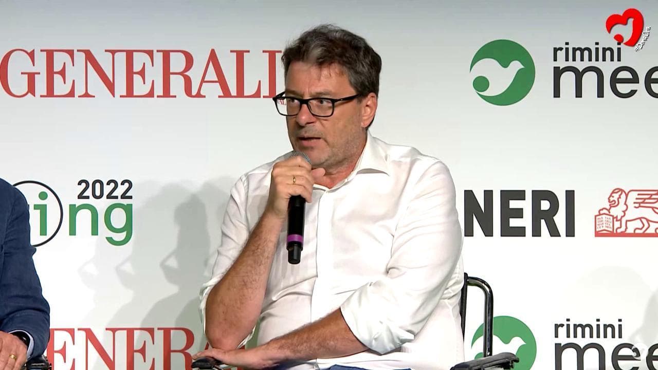 Meeting di Rimini, Giorgetti: "Europa metta tetto a gas o consenta scostamenti di bilancio"