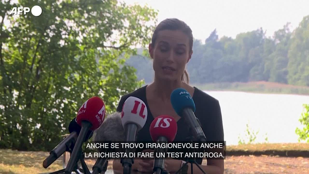 Finlandia, Sanna Marin: "Ho fatto il test antidroga, risultati tra una settimana"