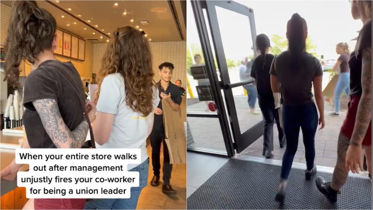 Usa, l'intero staff di uno Starbucks abbandona il posto per protesta dopo un licenziamento in tronco