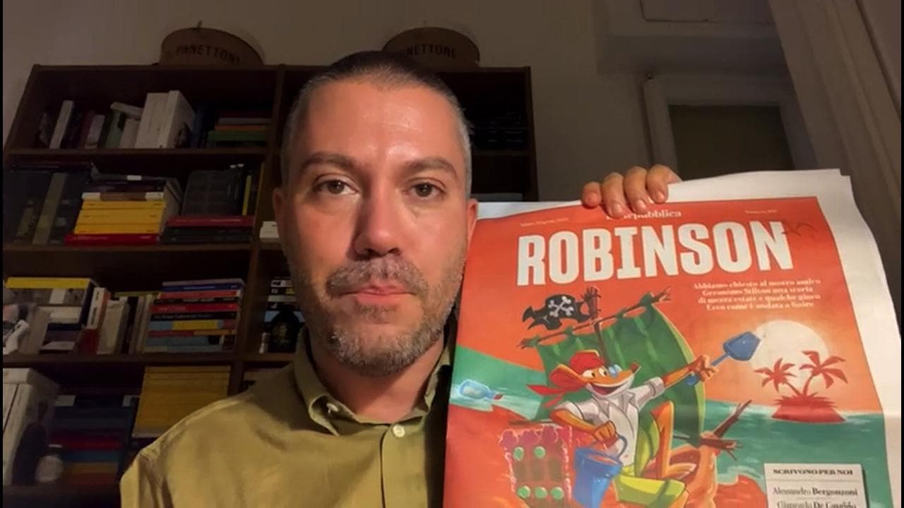 Saverio Raimondo: "Attente mamme, quelli di Robinson cercano di attirare i vostri bambini"