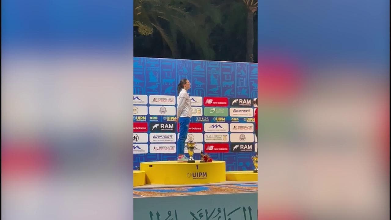 Elena Micheli, oro mondiale nel pentathlon moderno: il podio e la festa ad Alessandria d'Egitto