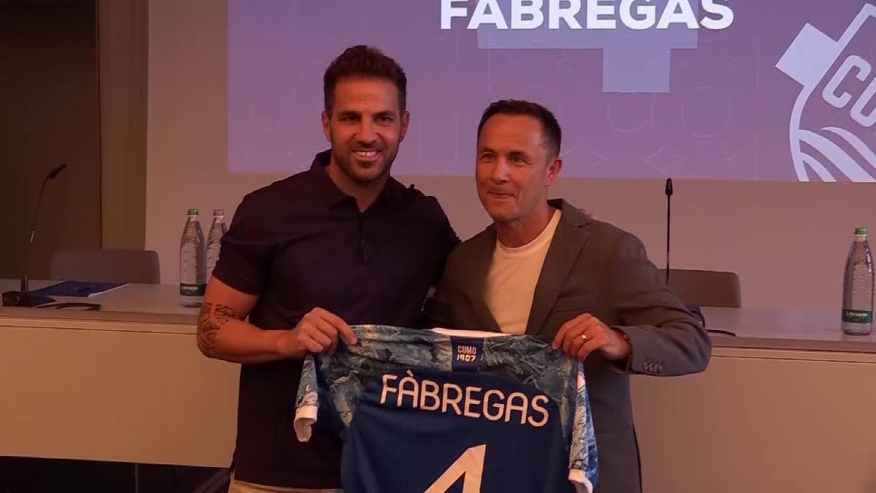 Como, Fabregas si presenta: "Voglio la serie A". E punzecchia Buffon: "Gli ho già fatto due gol.."