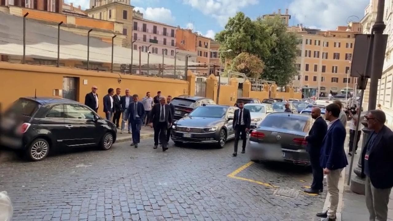Elezioni politiche 2022, Silvio Berlusconi a Roma per il vertice del centrodestra